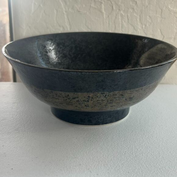 Unbranded Other - Signed Studio Art Pottery Bowl Glazed Pottery 4x8" Brown Black Speckled Trinket